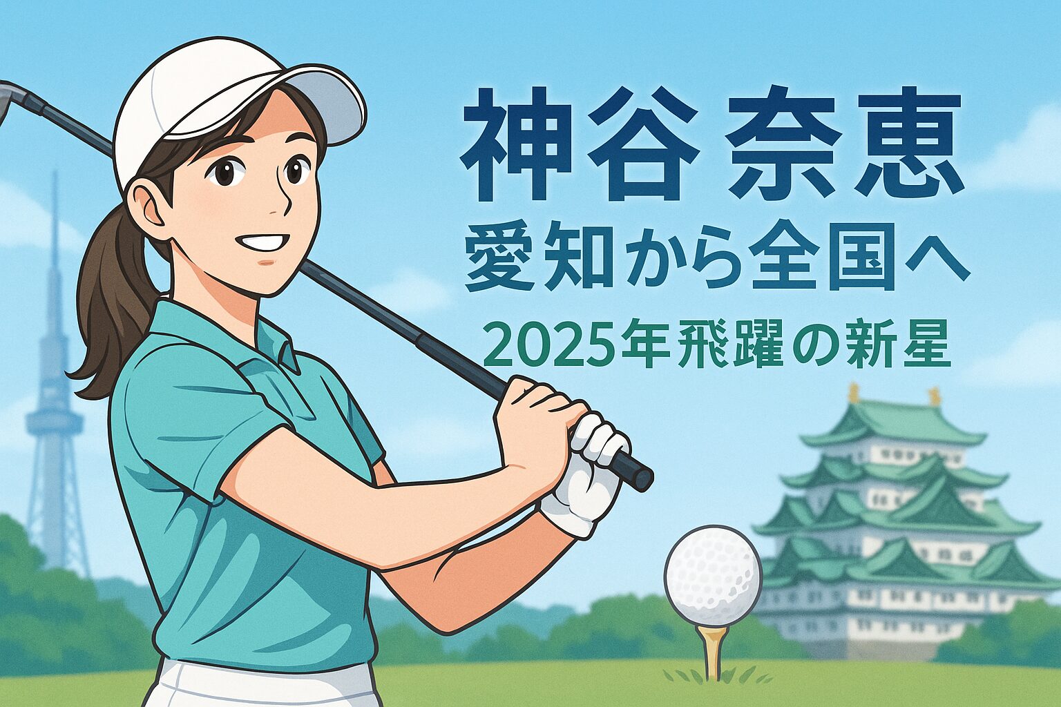 神谷奈恵プロフィール2025年版・愛知県出身女子プロゴルファー