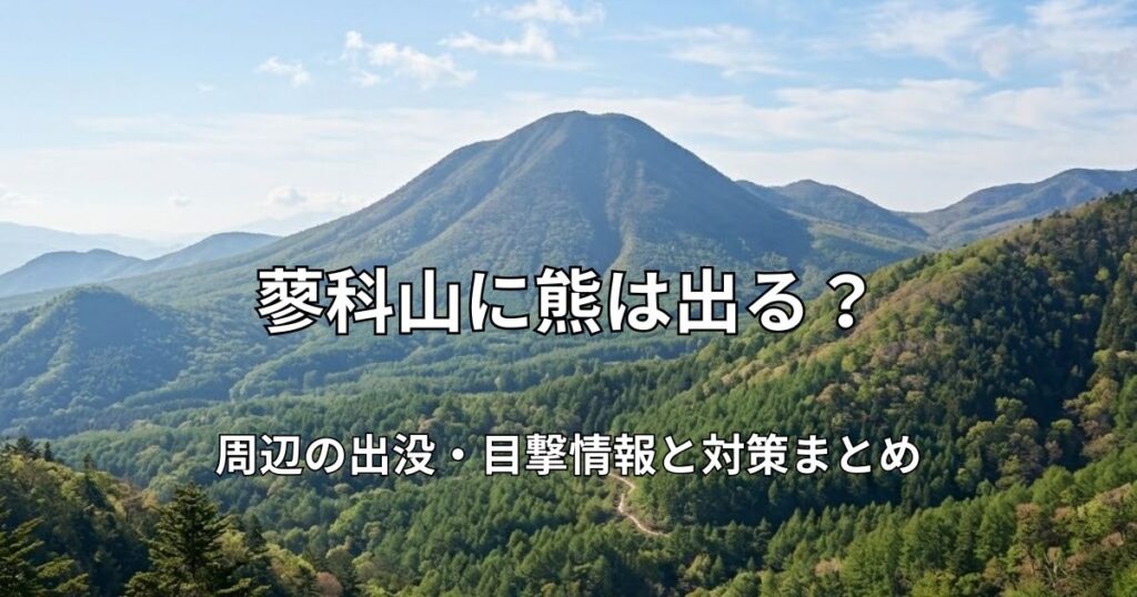 新緑に包まれた蓼科山の美しい山容と広大な森林風景