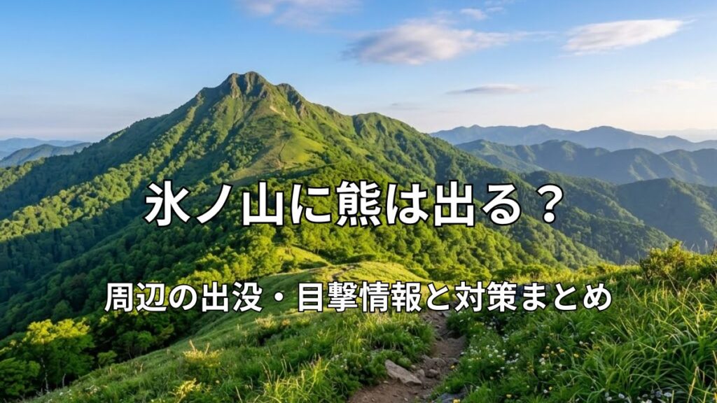初夏の緑豊かな氷ノ山の登山道と山頂の風景