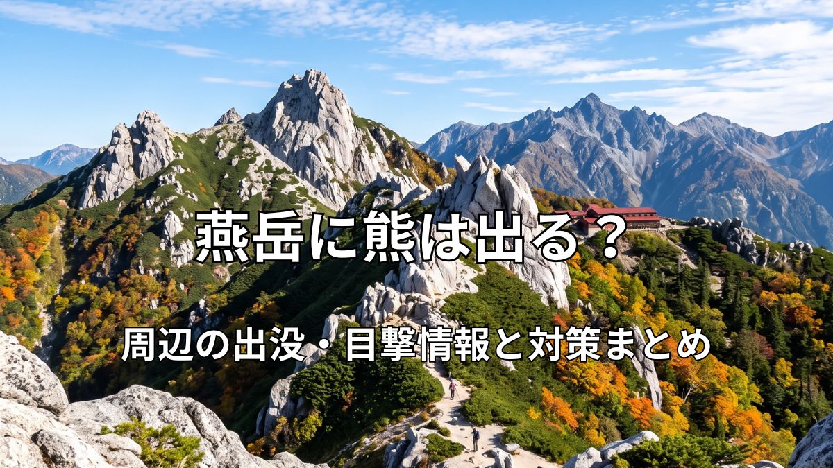 青空と白い花崗岩の岩肌が美しい燕岳の稜線の風景