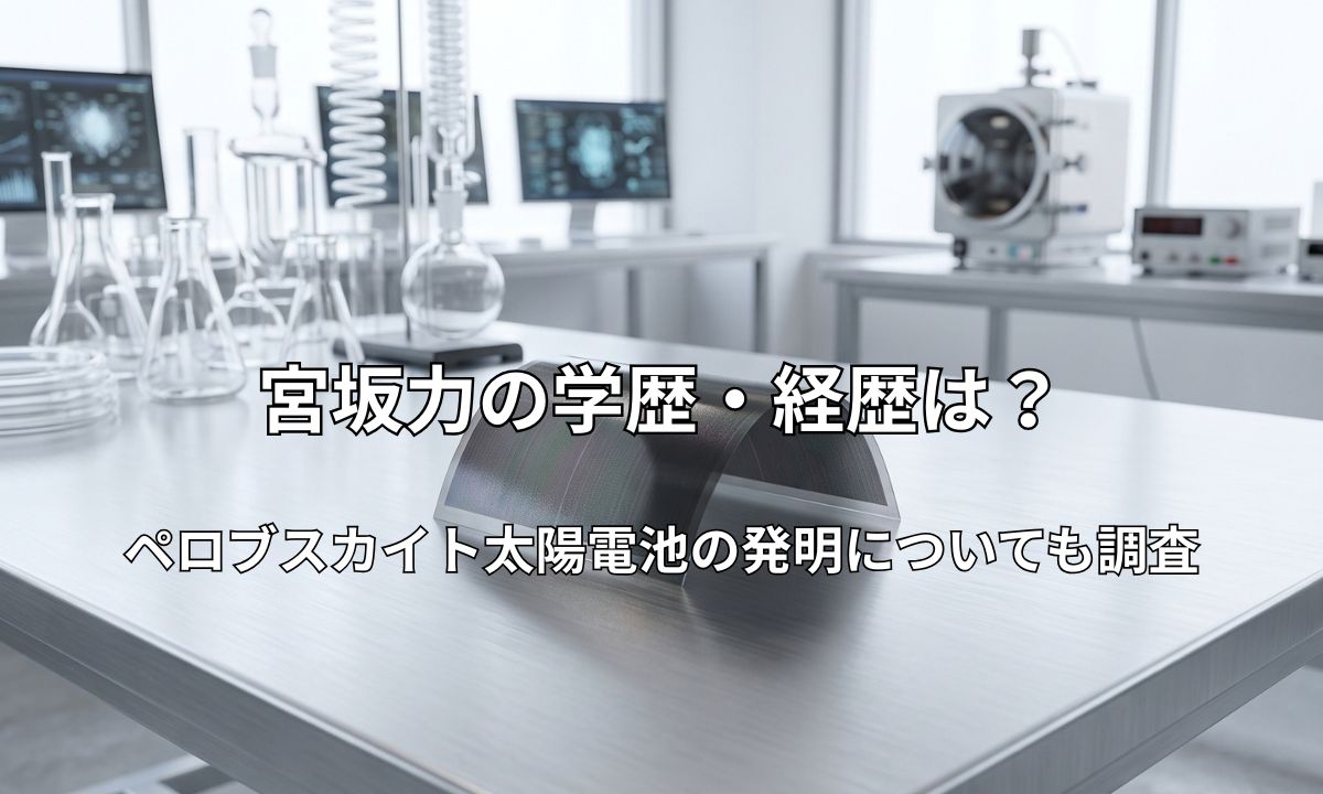 曲げられる薄型のペロブスカイト太陽電池シート