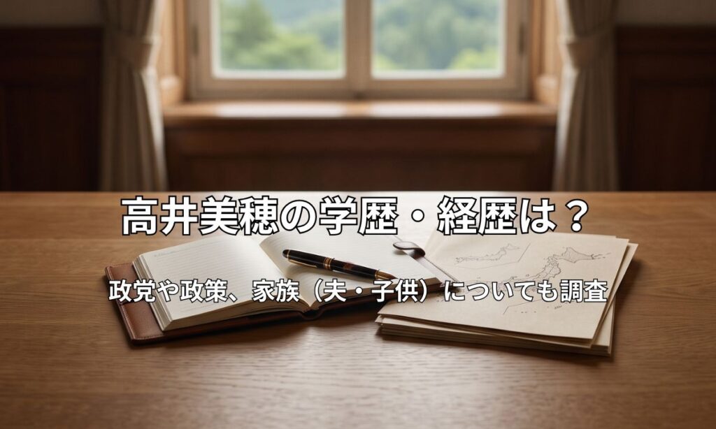 落ち着いた木製デスクに置かれた万年筆と書類